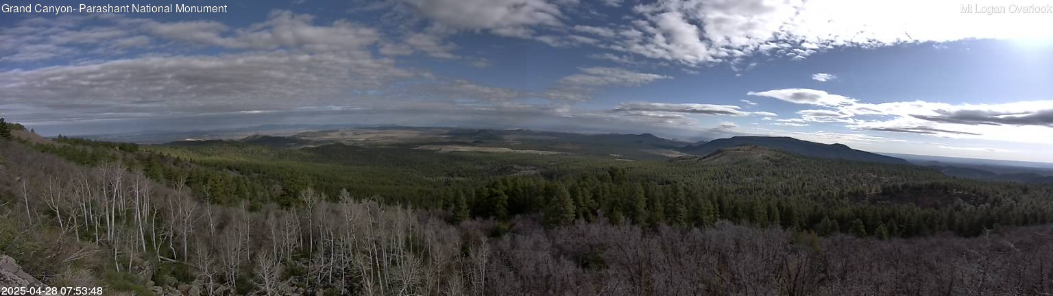 time-lapse frame, Mt Logan webcam