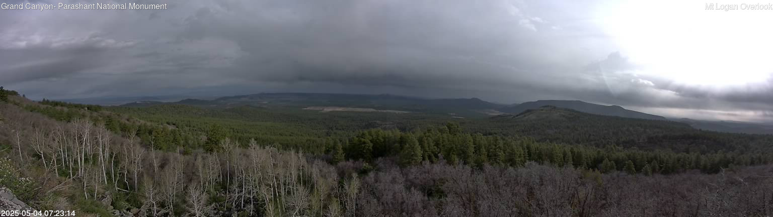 time-lapse frame, Mt Logan webcam