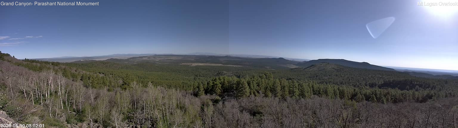 time-lapse frame, Mt Logan webcam