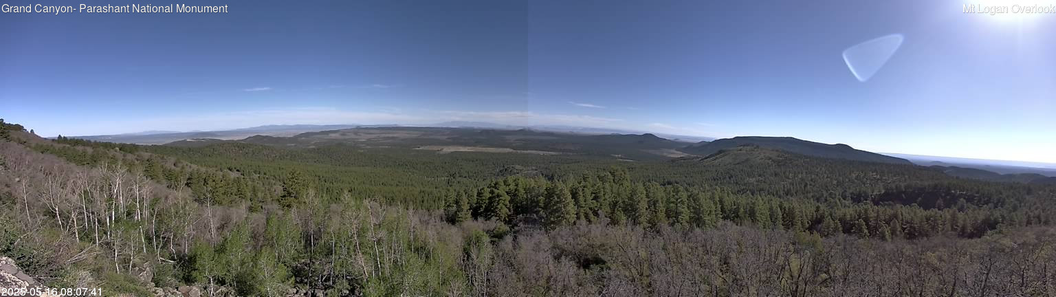 time-lapse frame, Mt Logan webcam