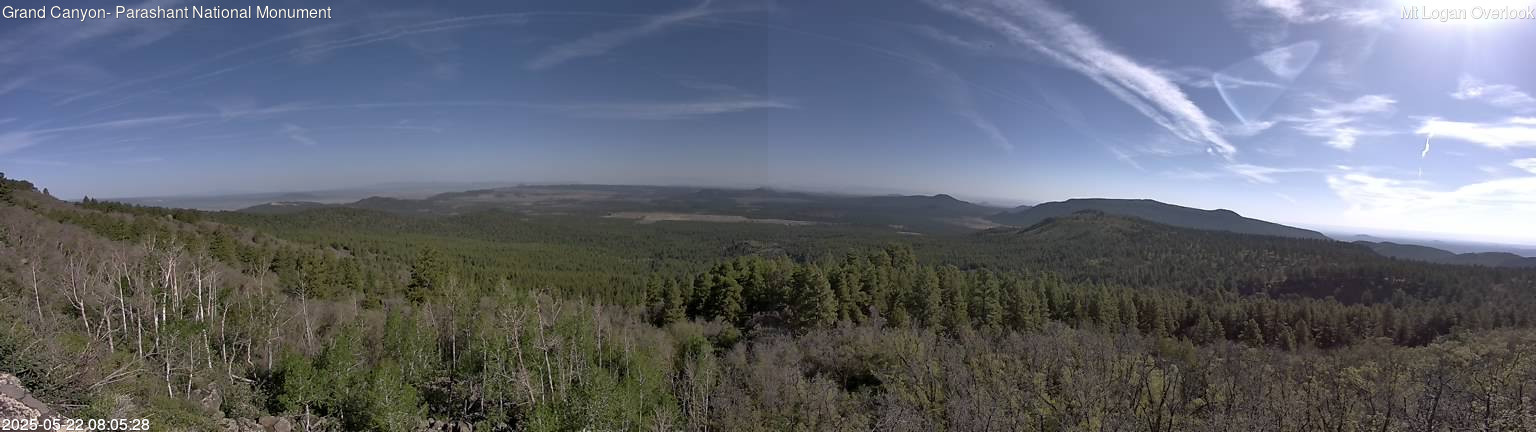 time-lapse frame, Mt Logan webcam
