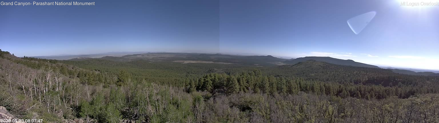 time-lapse frame, Mt Logan webcam