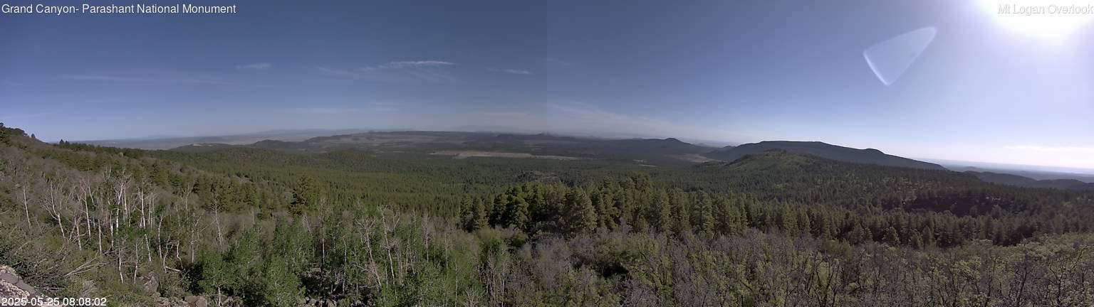 time-lapse frame, Mt Logan webcam