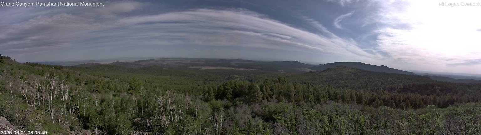 time-lapse frame, Mt Logan webcam