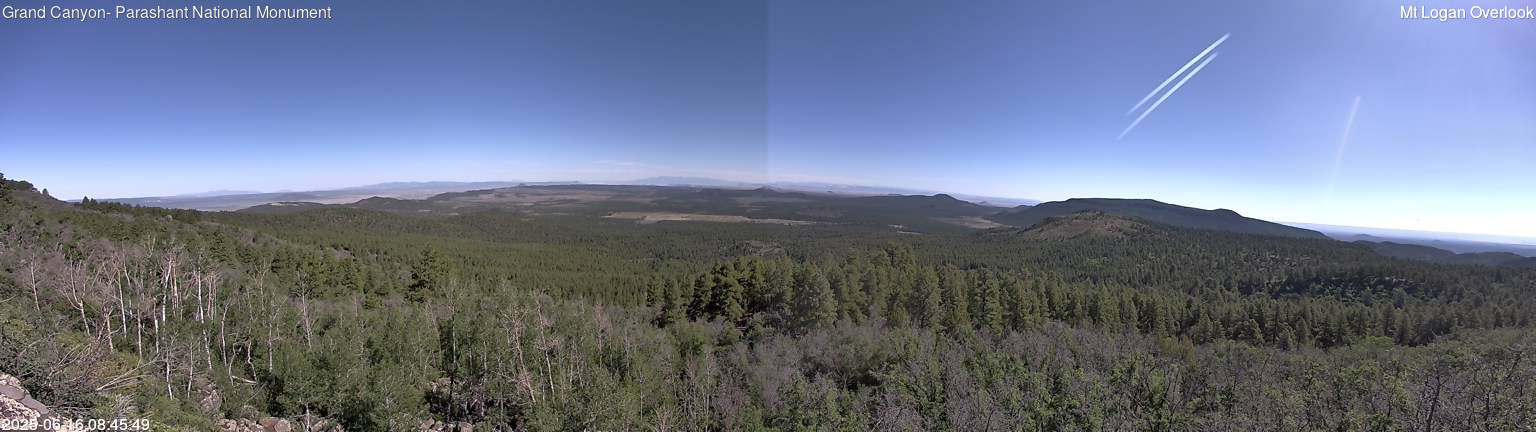 time-lapse frame, Mt Logan webcam