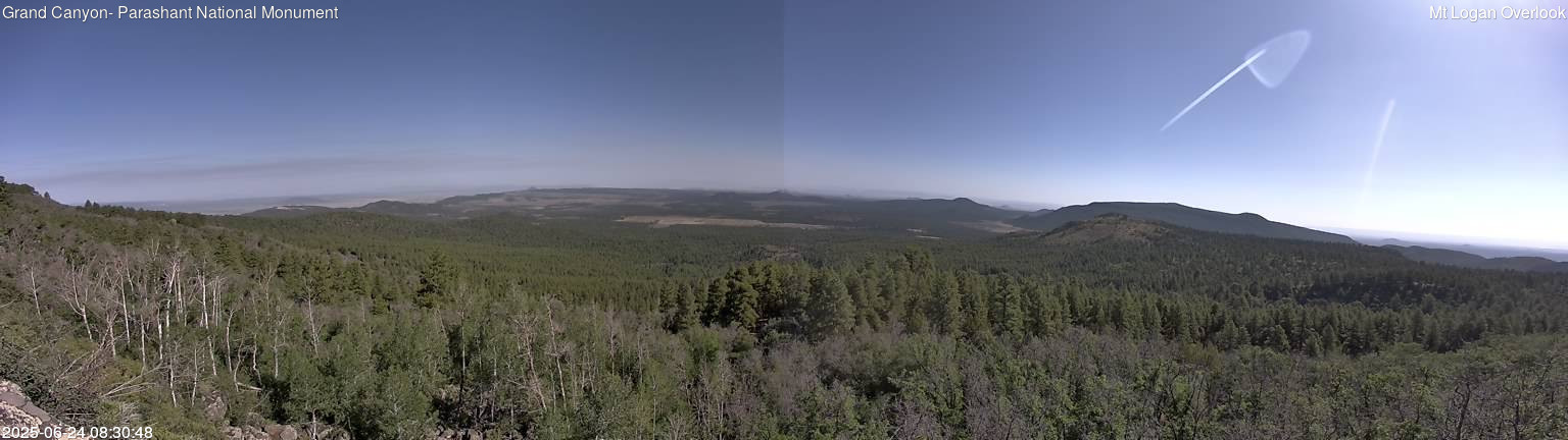 time-lapse frame, Mt Logan webcam