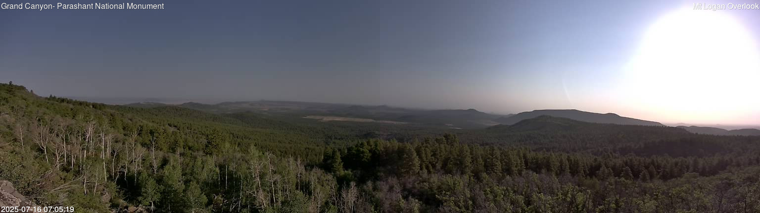 time-lapse frame, Mt Logan webcam