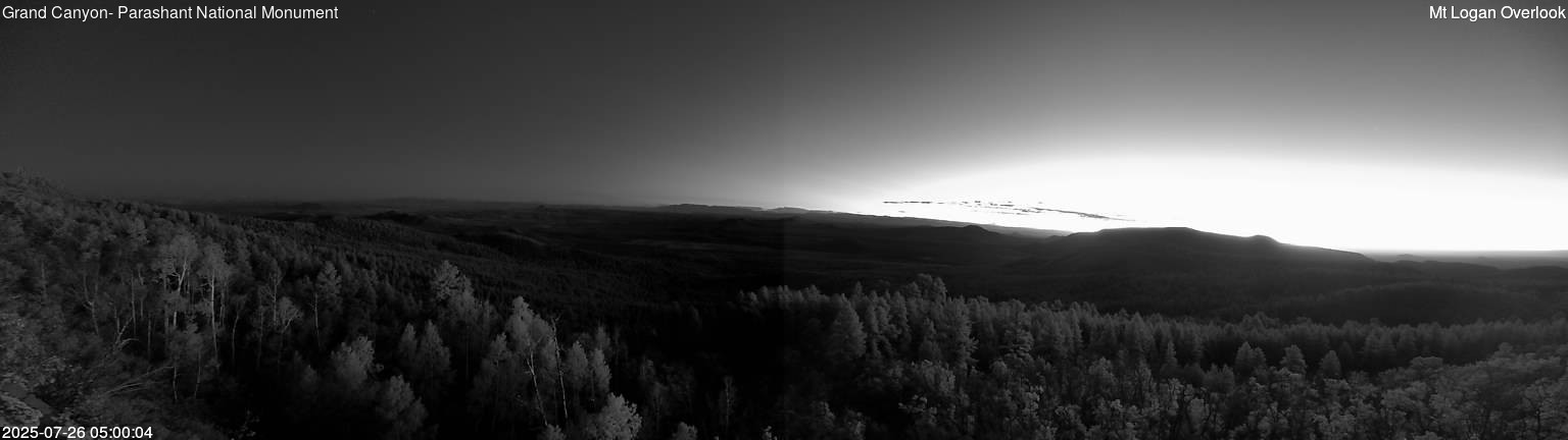 time-lapse frame, Mt Logan webcam