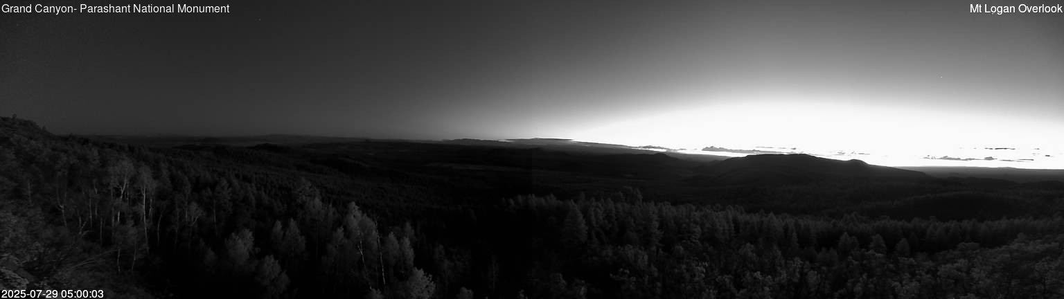 time-lapse frame, Mt Logan webcam