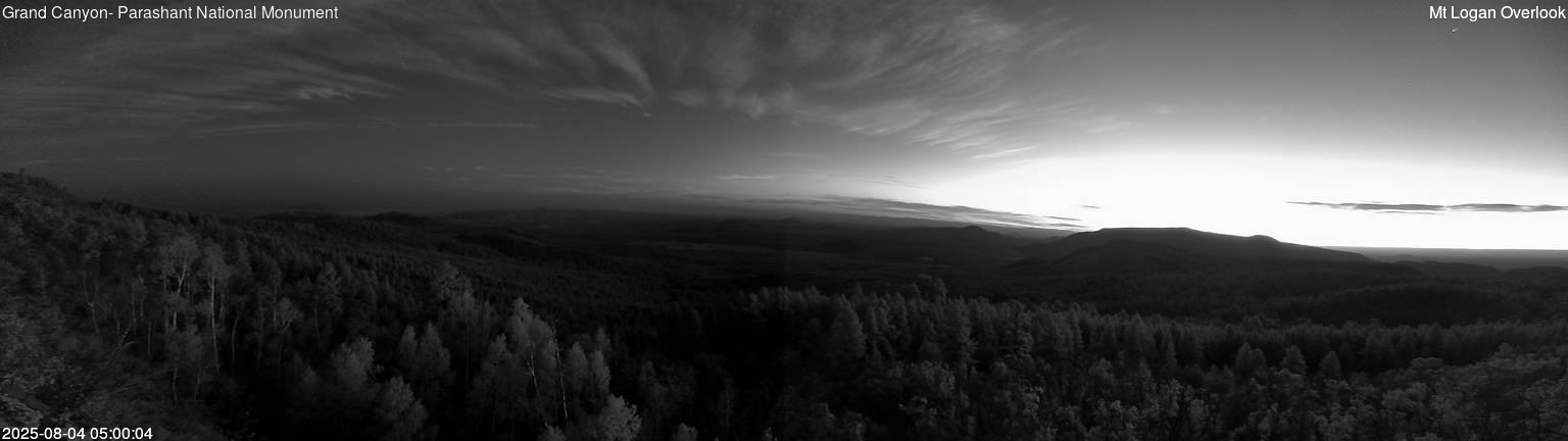 time-lapse frame, Mt Logan webcam