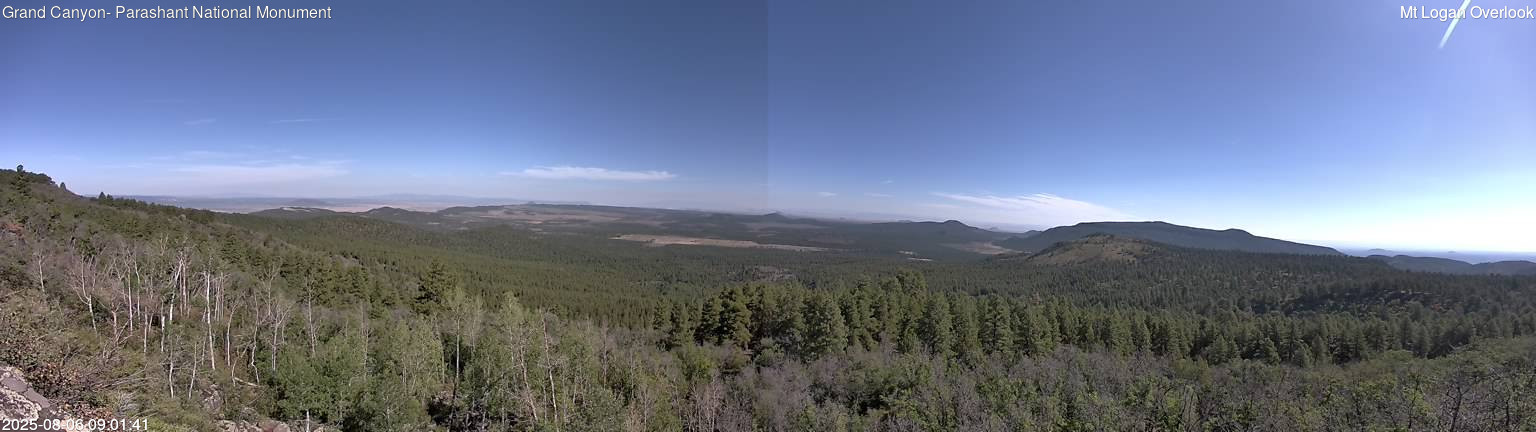 time-lapse frame, Mt Logan webcam