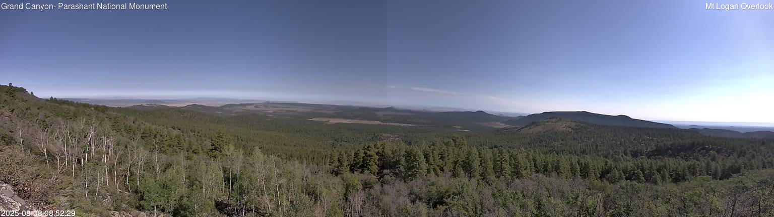 time-lapse frame, Mt Logan webcam