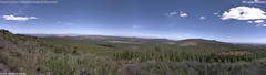 view from Mt Logan on 2025-08-12