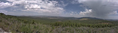 view from Mt Logan on 2025-08-13