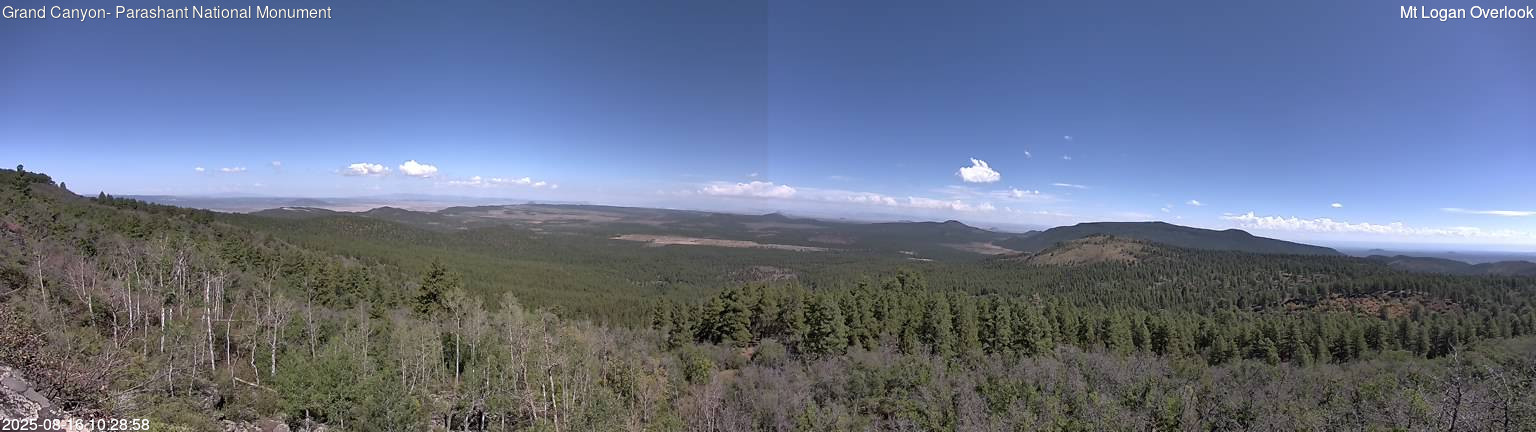 time-lapse frame, Mt Logan webcam