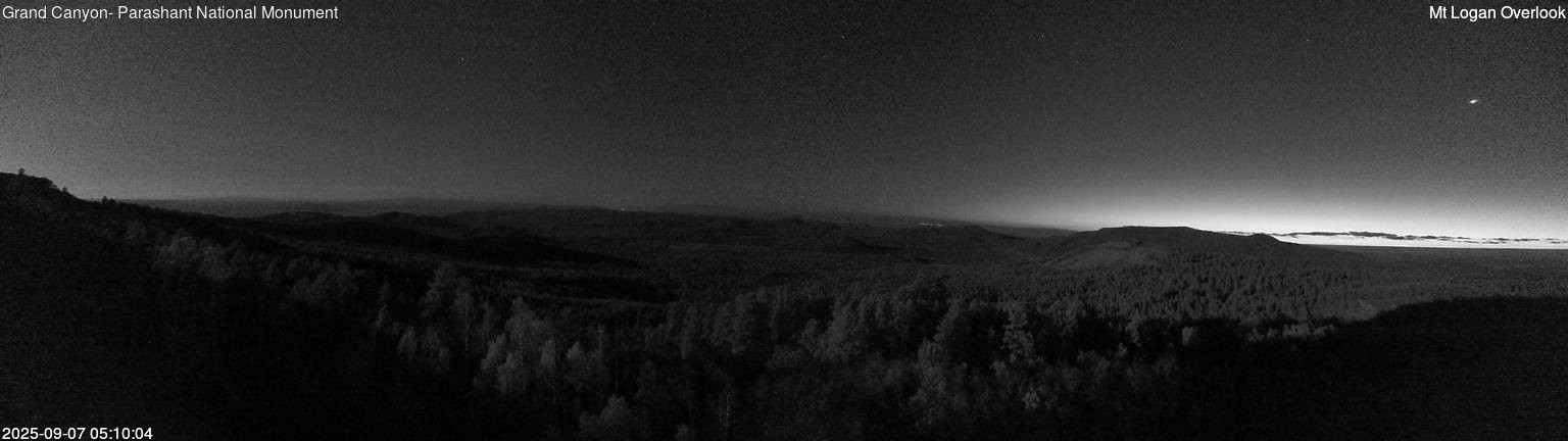 time-lapse frame, Mt Logan webcam