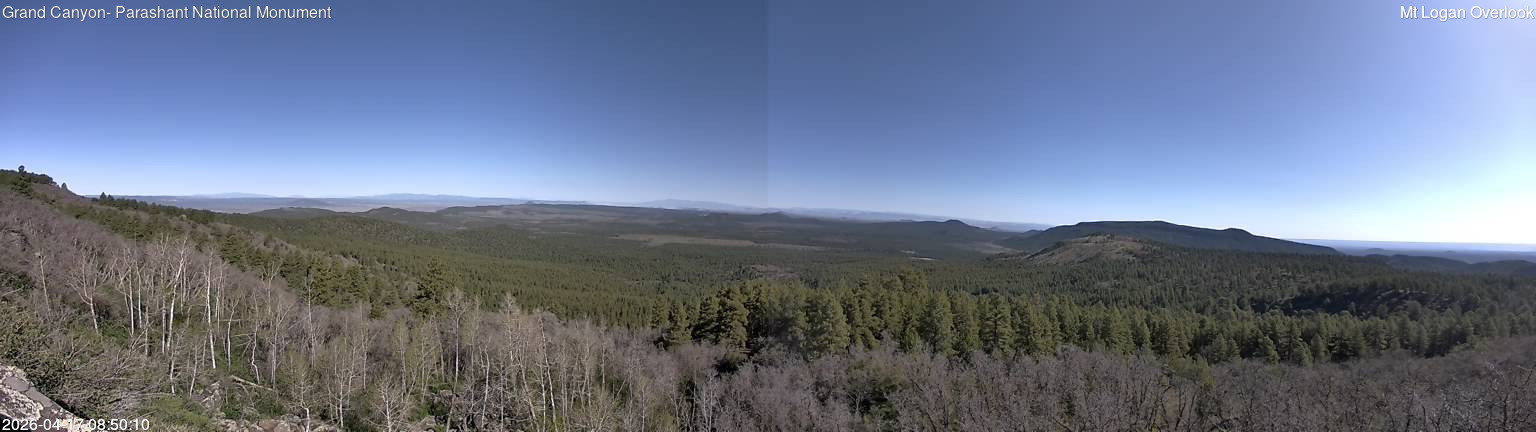 time-lapse frame, Mt Logan webcam