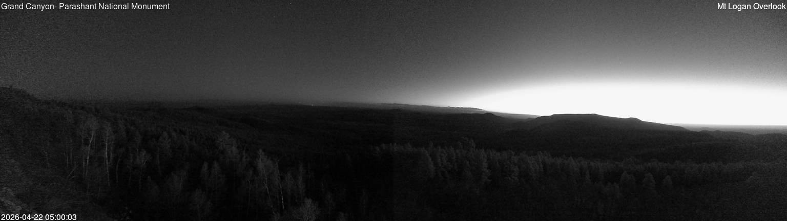 time-lapse frame, Mt Logan webcam