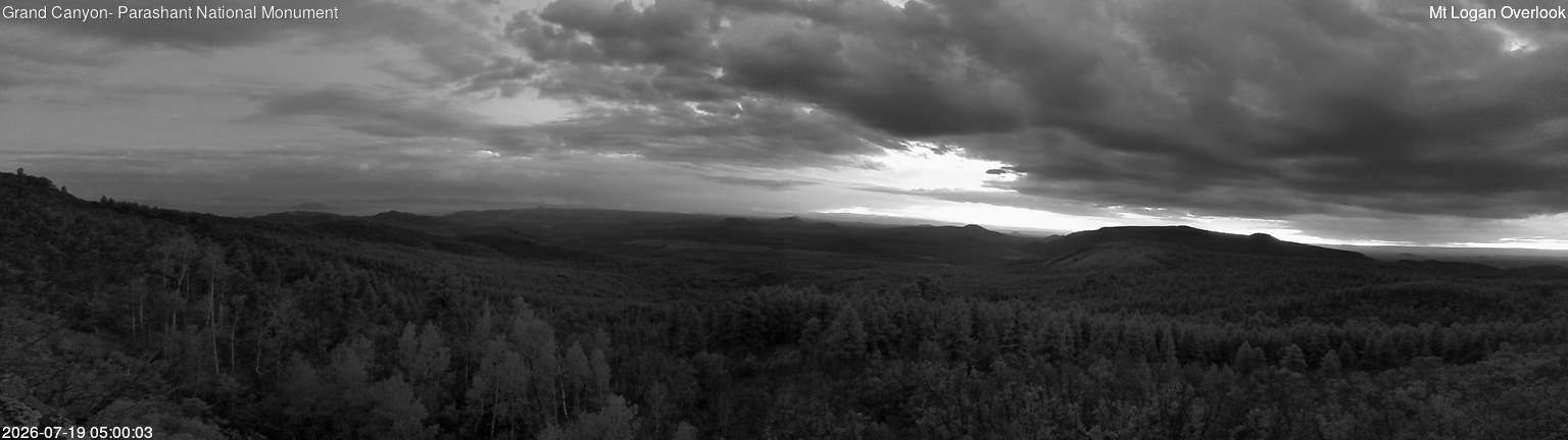 time-lapse frame, Mt Logan webcam