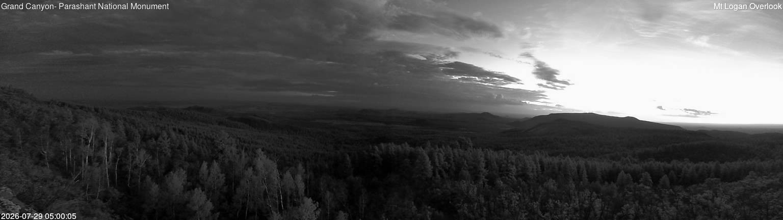 time-lapse frame, Mt Logan webcam