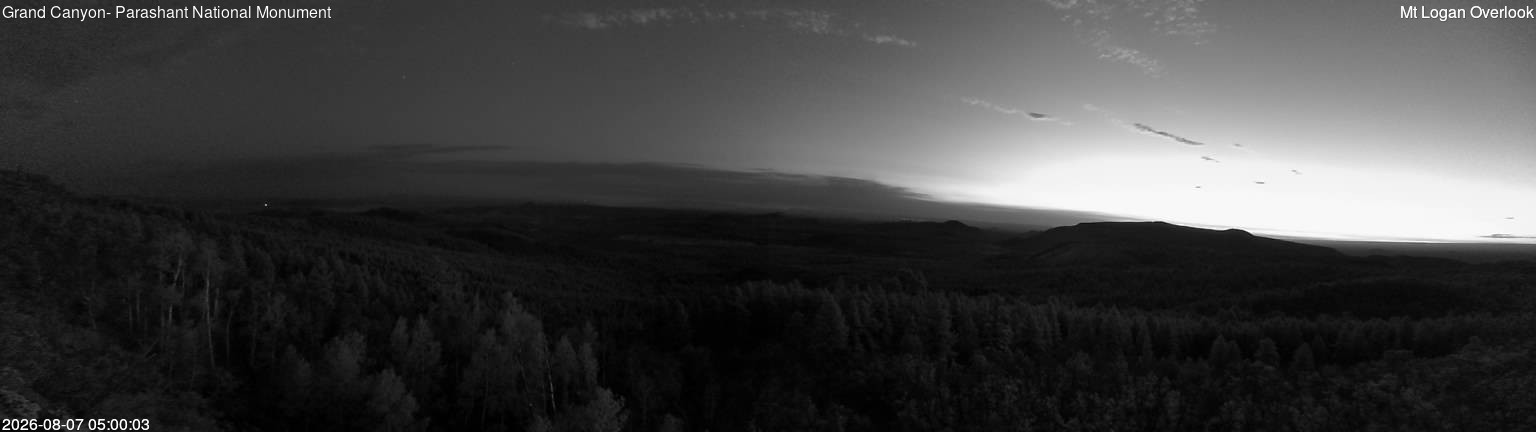 time-lapse frame, Mt Logan webcam