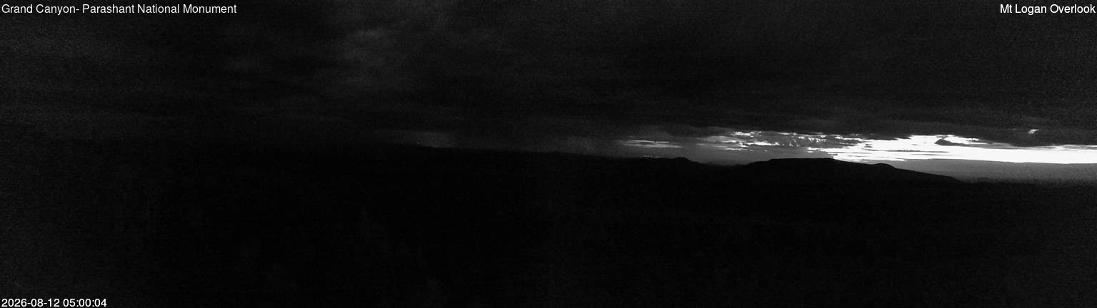 time-lapse frame, Mt Logan webcam