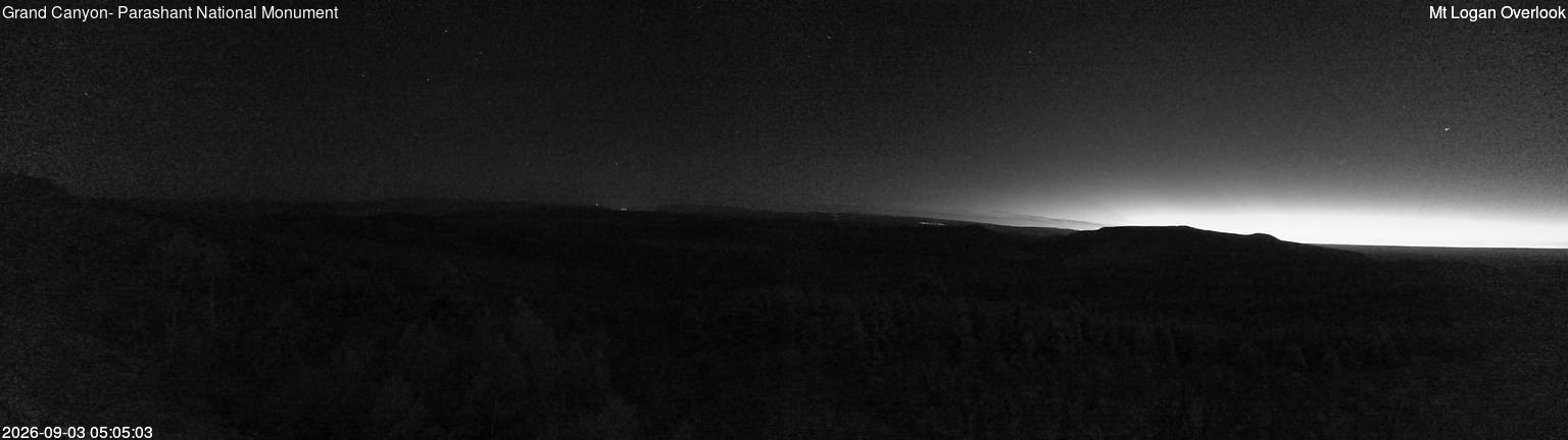 time-lapse frame, Mt Logan webcam