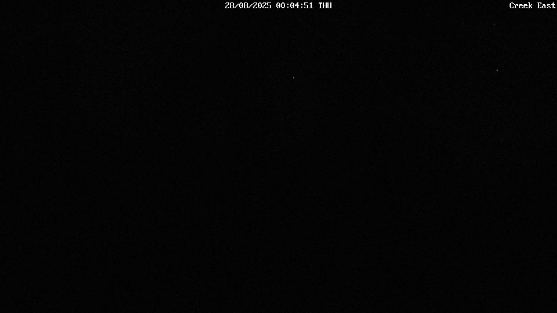 time-lapse frame, CreekCam East webcam