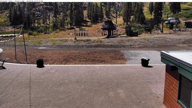 view from Palisades Alpine Lodge on 2026-08-26