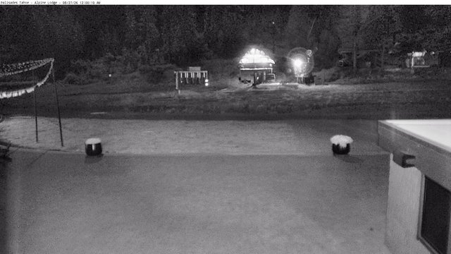 time-lapse frame, Palisades Alpine Lodge webcam