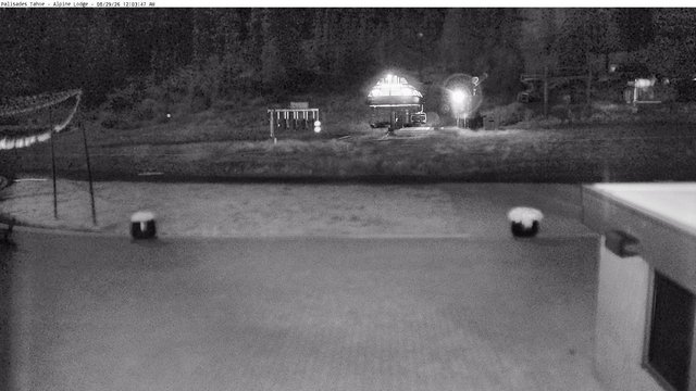 time-lapse frame, Palisades Alpine Lodge webcam