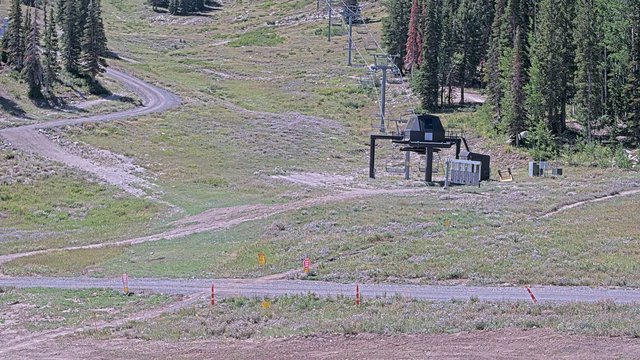 view from Solitude Powderhorn II Lift Line on 2026-08-27