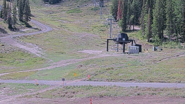 view from Solitude Powderhorn II Lift Line on 2026-08-30
