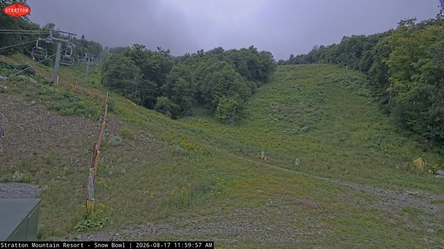 view from Stratton Snow Bowl on 2026-08-17