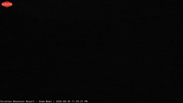 time-lapse frame, Stratton Snow Bowl webcam