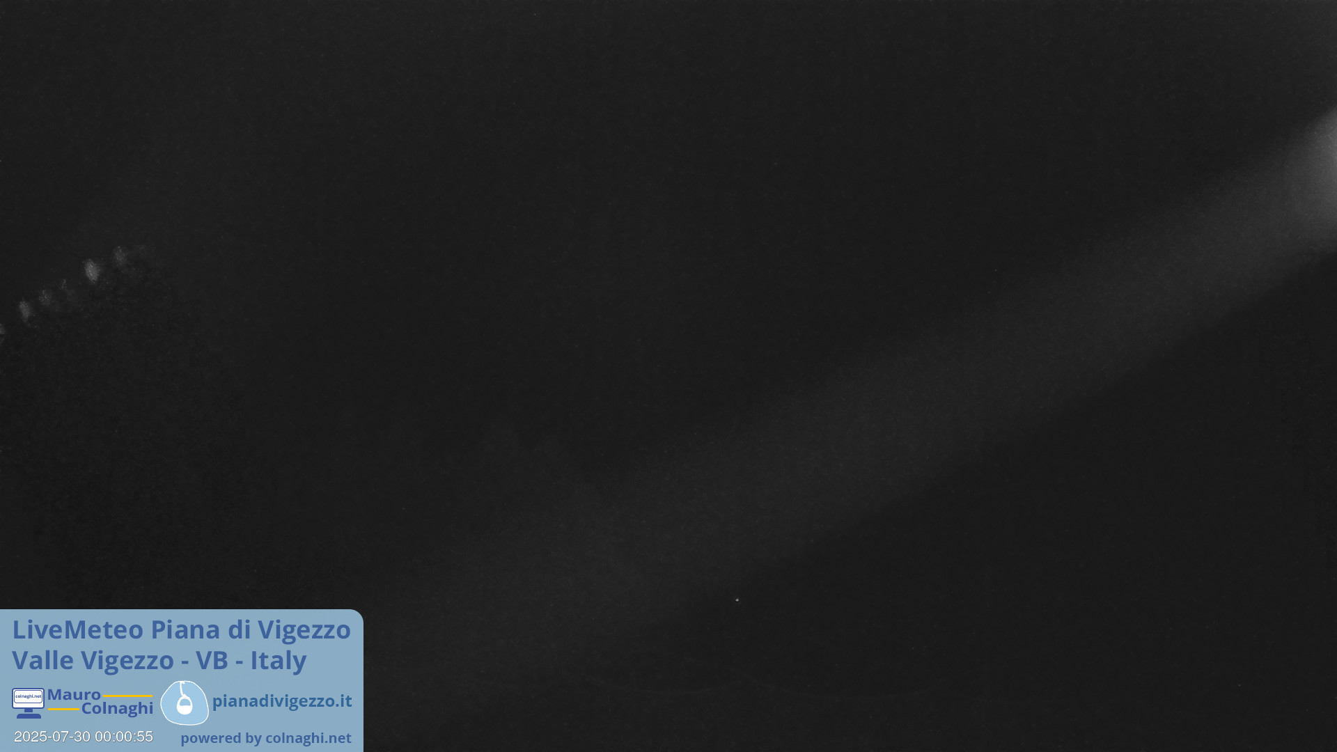 time-lapse frame, Piana Di Vigezzo 3 webcam