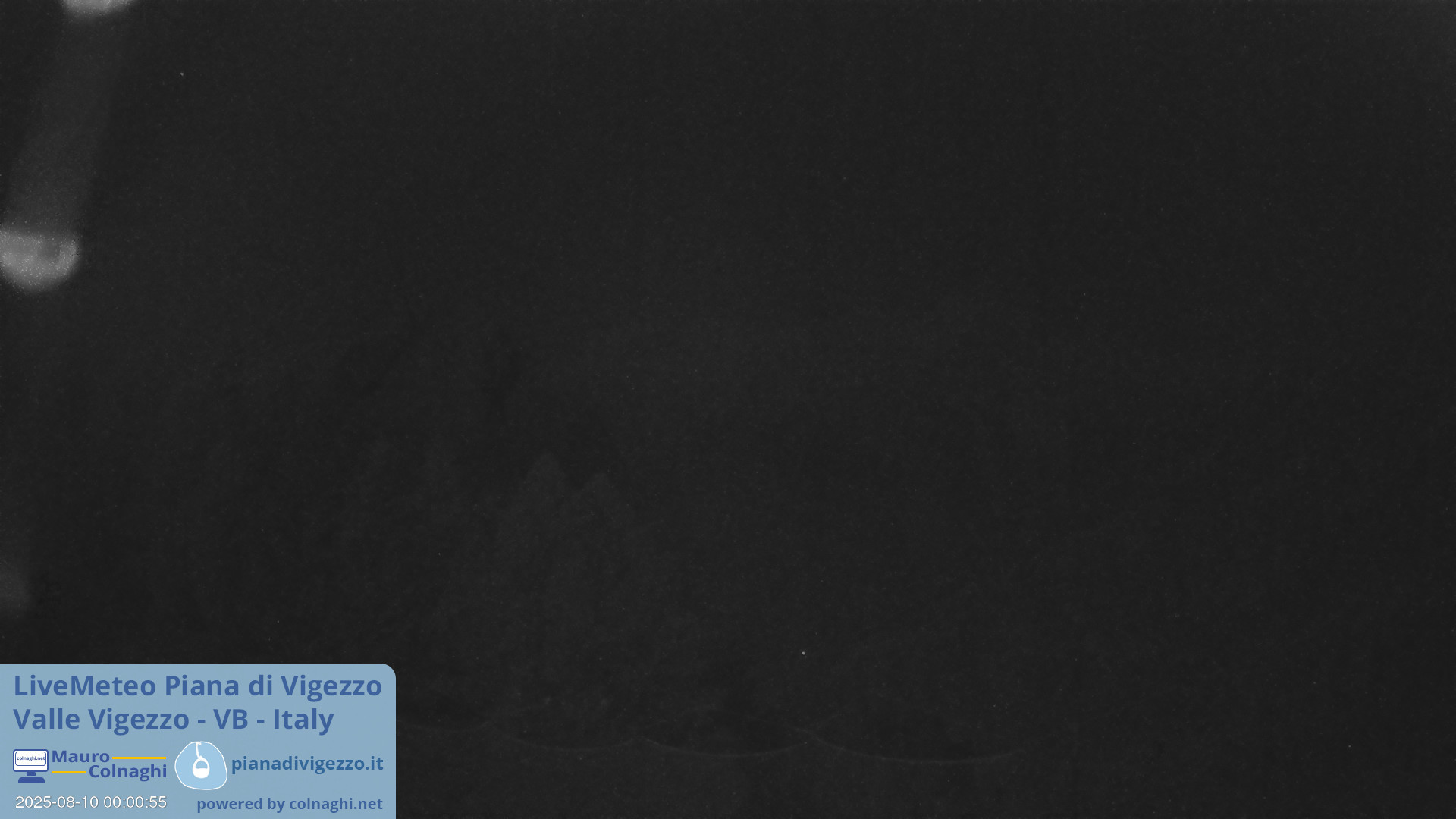 time-lapse frame, Piana Di Vigezzo 3 webcam