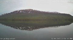 view from Lesjaskogsvatnet on 2025-06-12