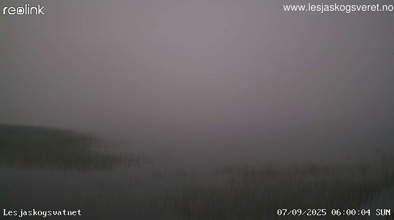 time-lapse frame, Lesjaskogsvatnet webcam