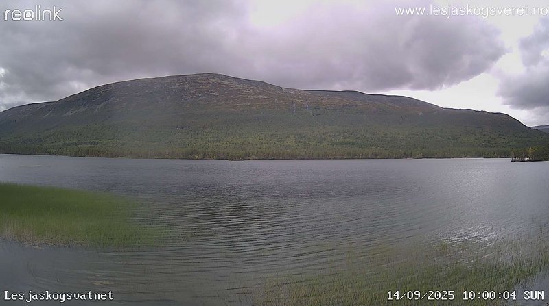 time-lapse frame, Lesjaskogsvatnet webcam