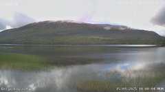 view from Lesjaskogsvatnet on 2025-09-15