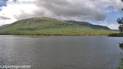 view from Lesjaskogsvatnet on 2026-06-21