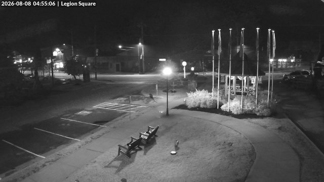 time-lapse frame, Inlet Legion Square webcam