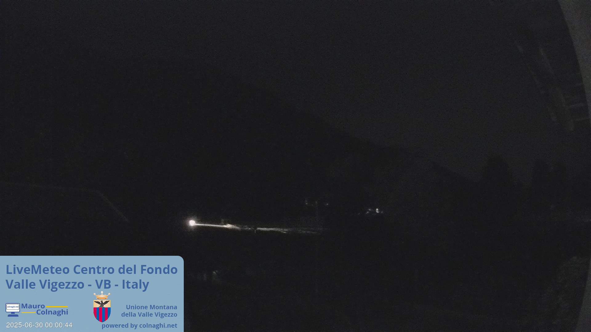 time-lapse frame, Unione Montana Valle Vigezzo webcam