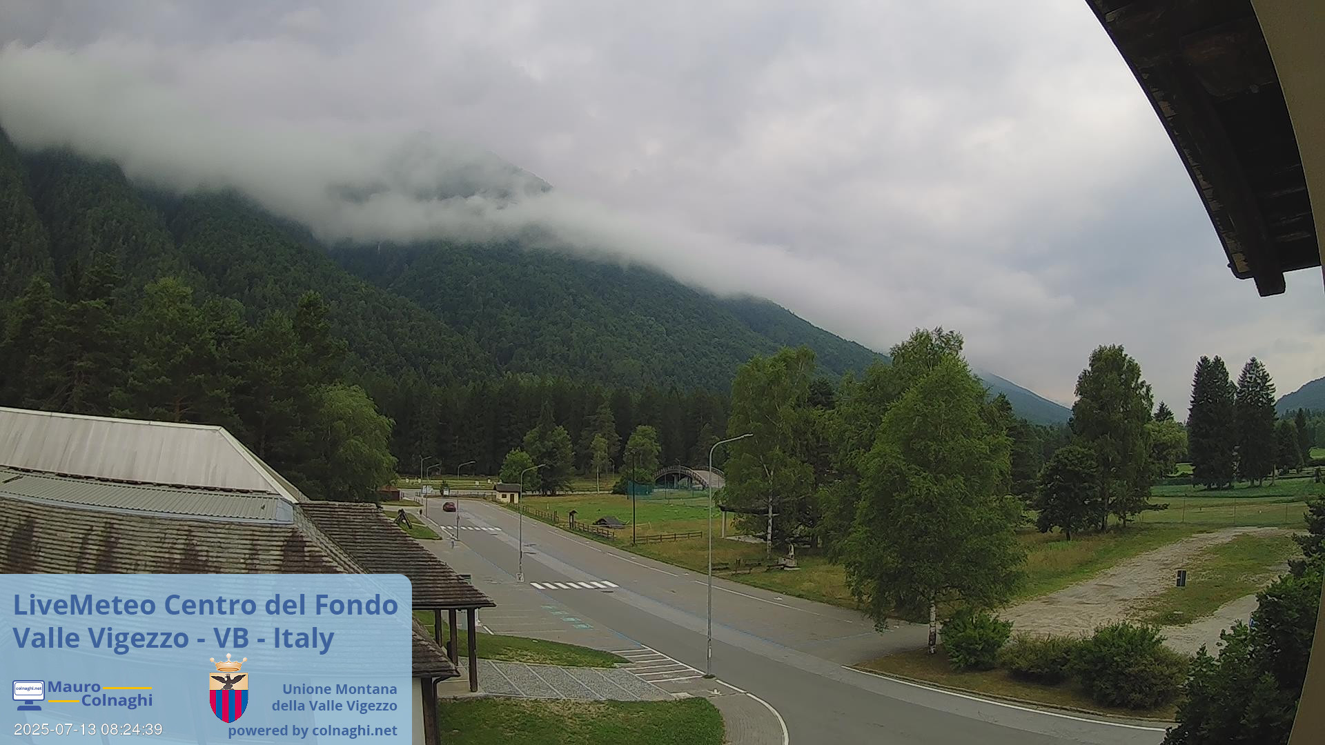 time-lapse frame, Unione Montana Valle Vigezzo webcam