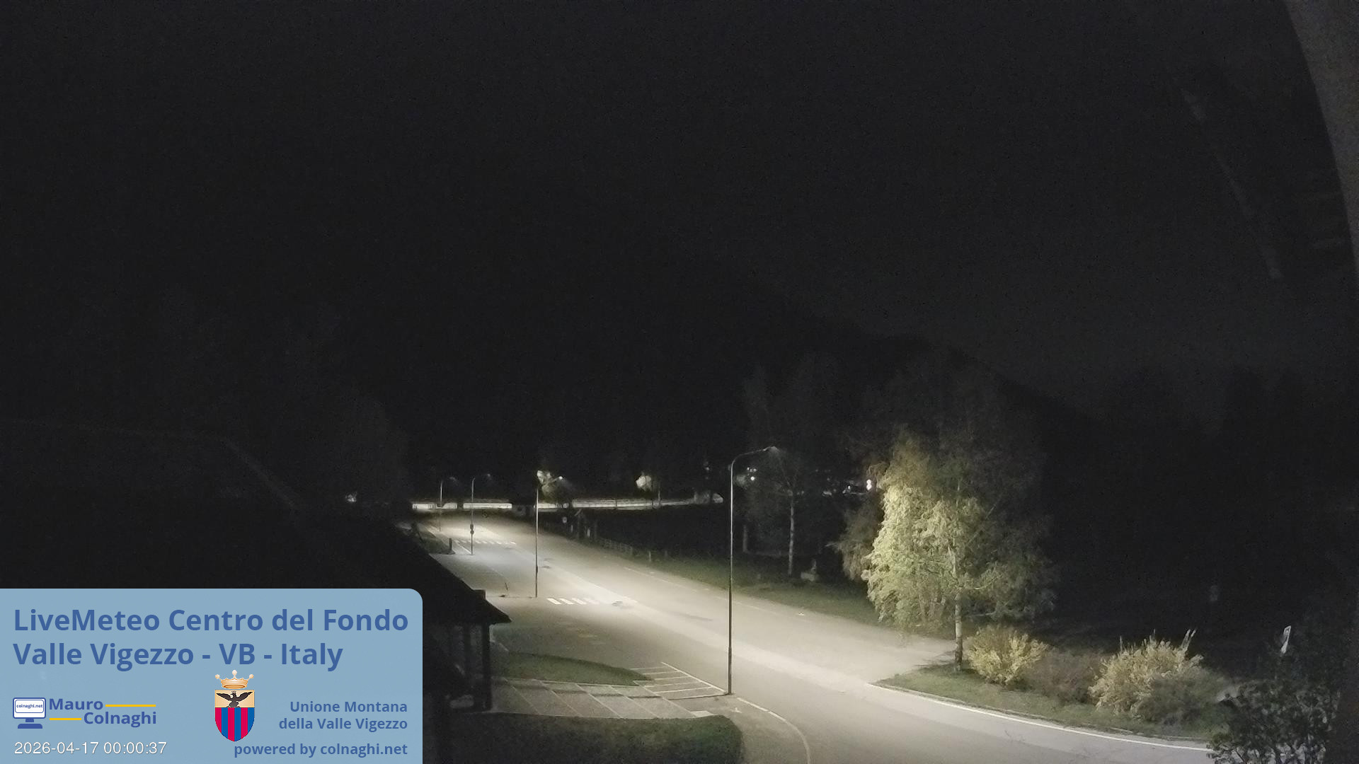 time-lapse frame, Unione Montana Valle Vigezzo webcam