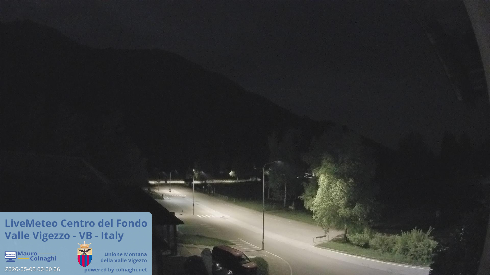 time-lapse frame, Unione Montana Valle Vigezzo webcam