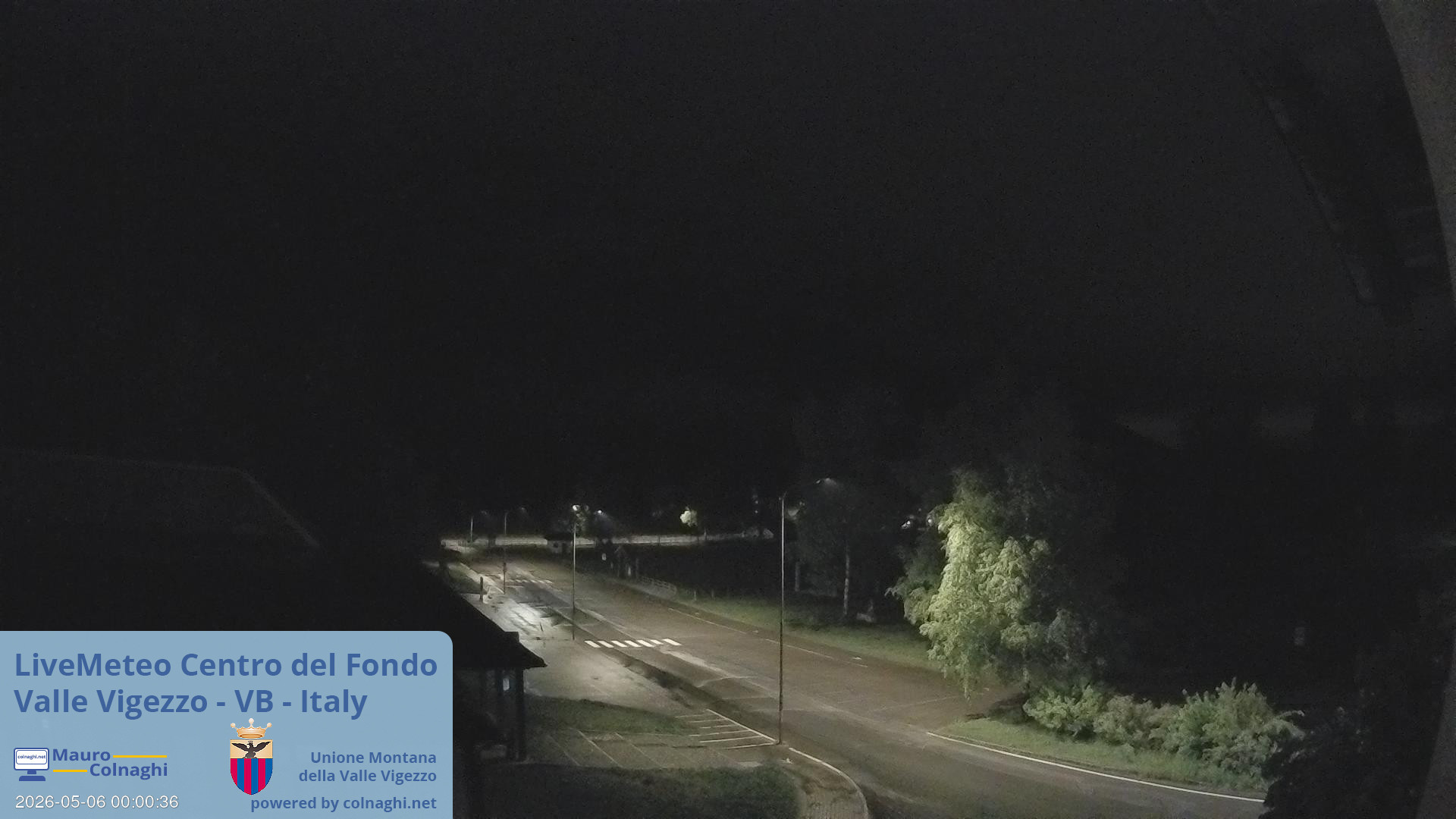 time-lapse frame, Unione Montana Valle Vigezzo webcam