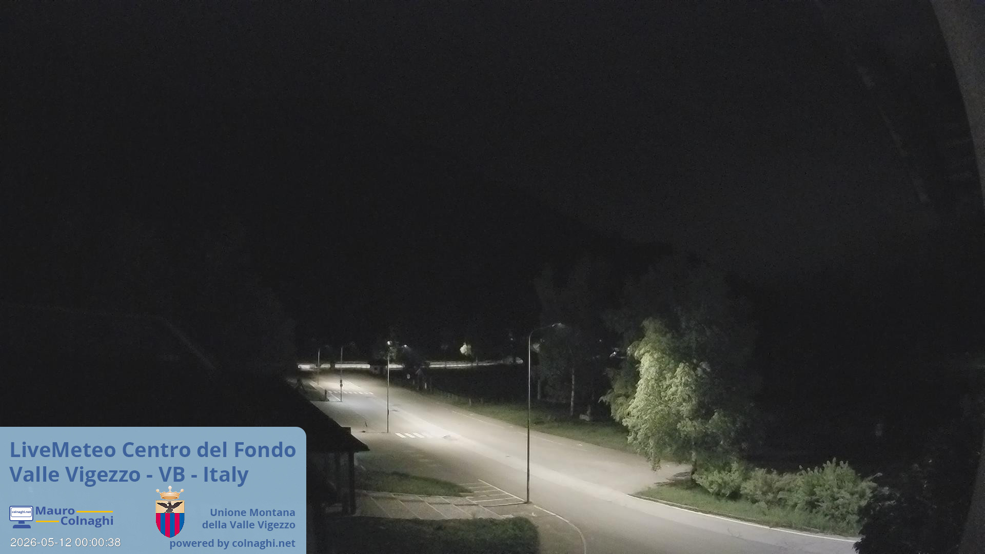 time-lapse frame, Unione Montana Valle Vigezzo webcam