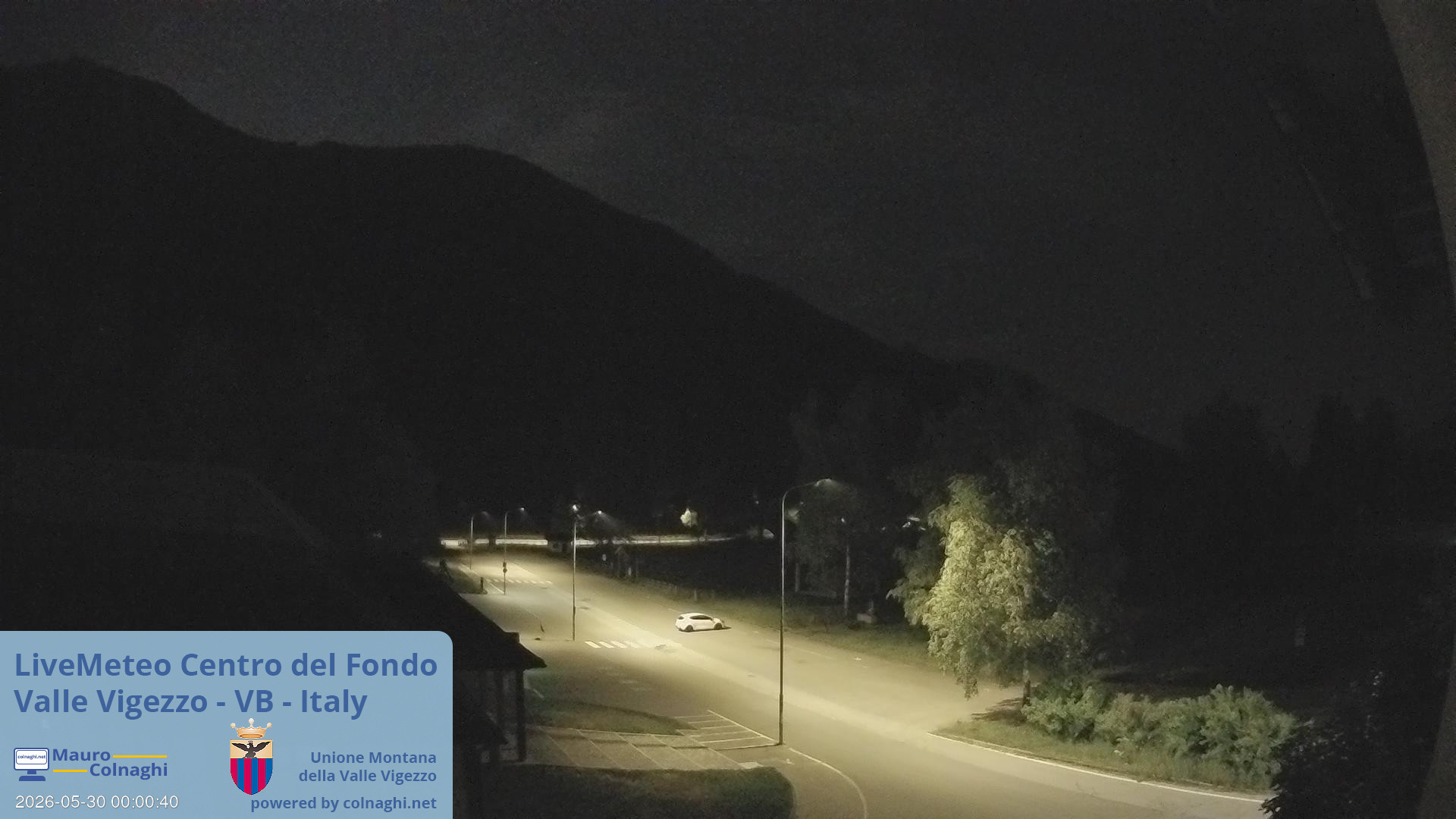 time-lapse frame, Unione Montana Valle Vigezzo webcam